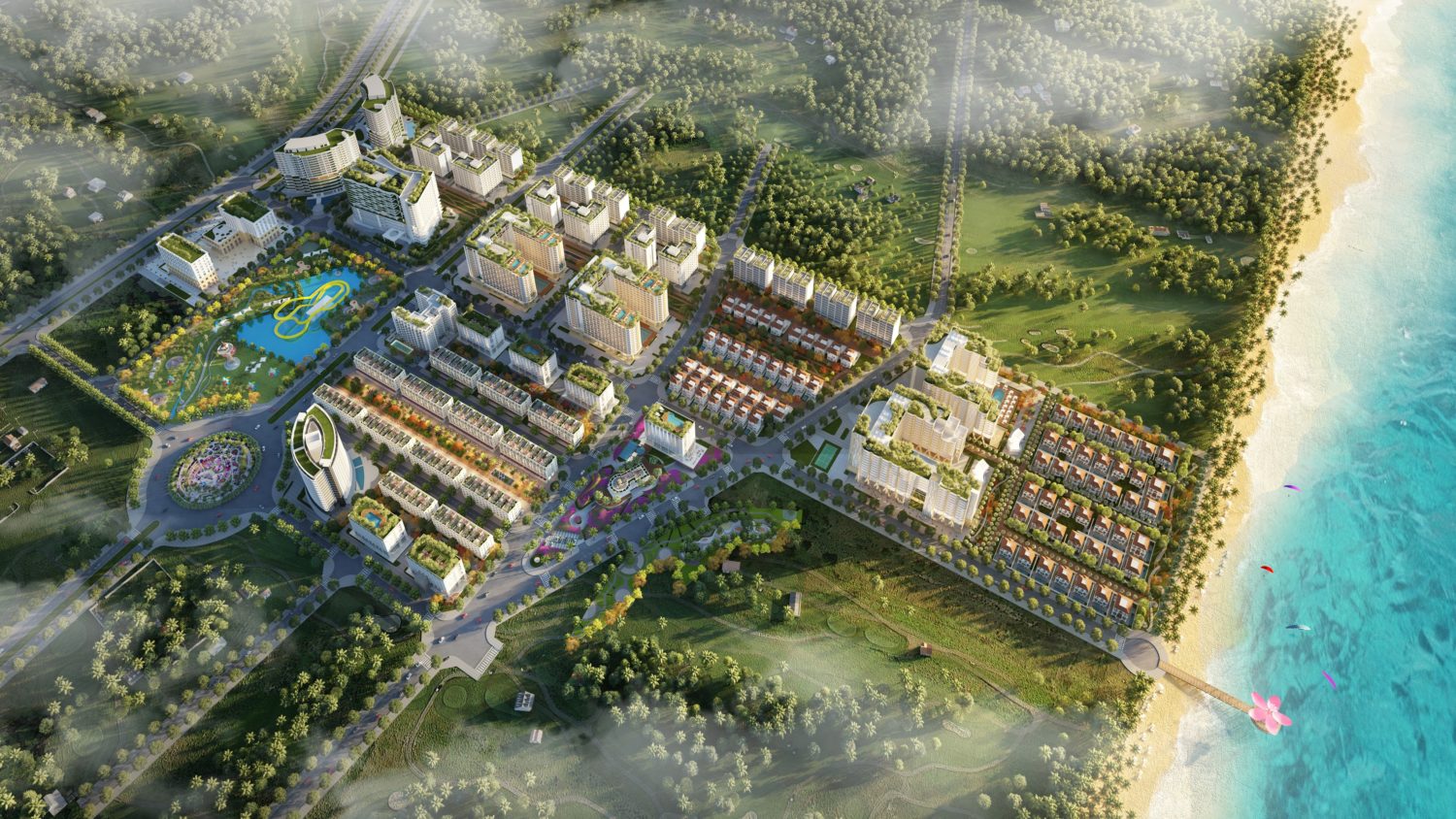 Hình ảnh phối cảnh dự án Sim Island Phú Quốc tại Phú Quốc, Kiên Giang