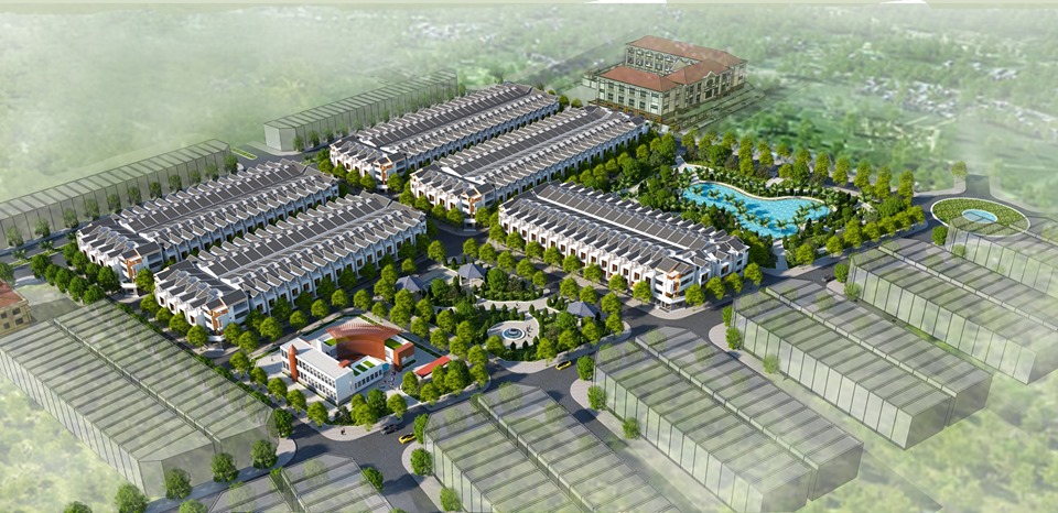 Hình ảnh phối cảnh dự án Phượng Mao Green City