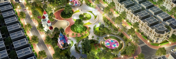 Công viên nội khu tại KDC Nam An City