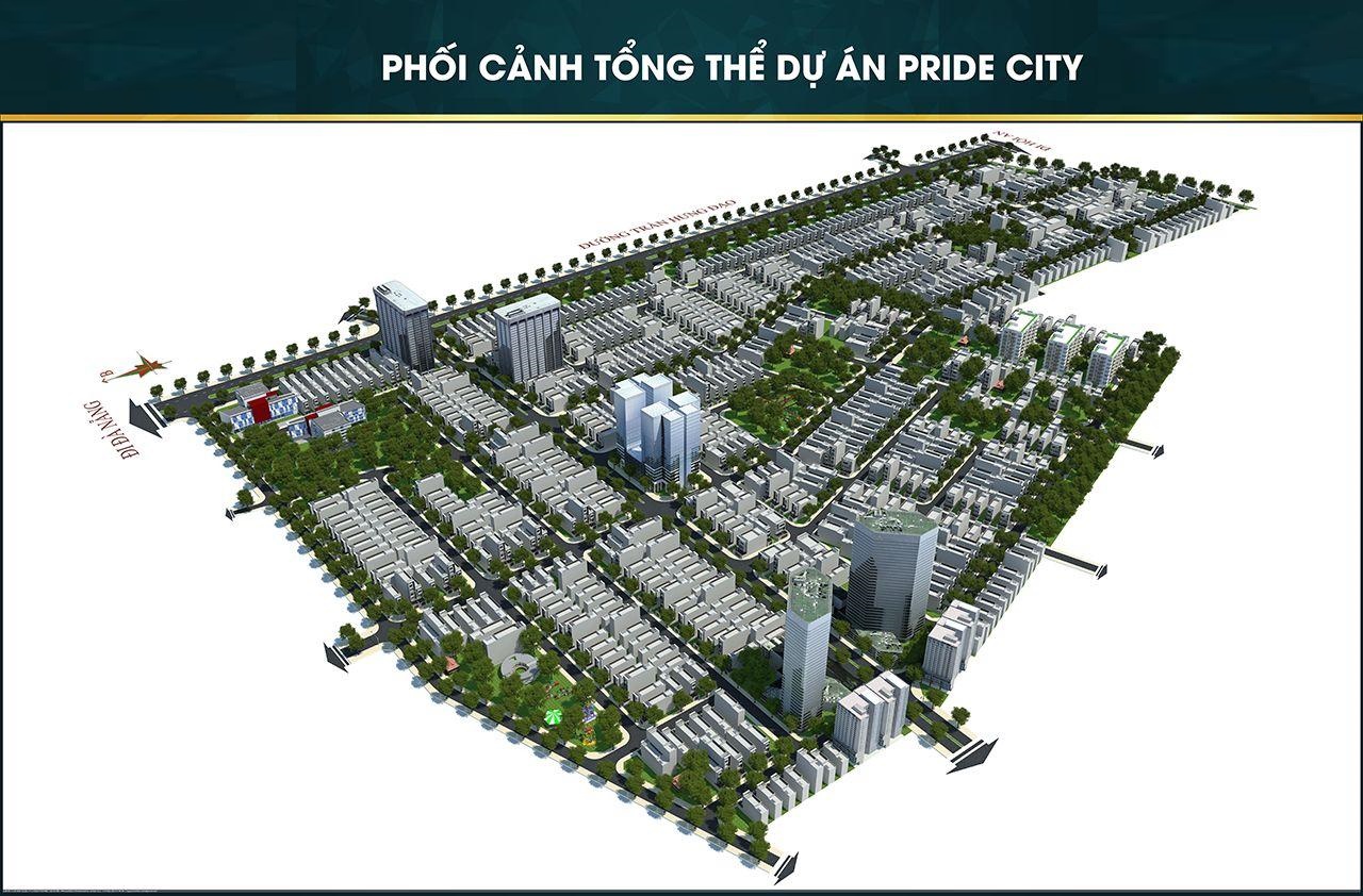 Phối cảnh tổng thể dự án Pride City tại Điện Bàn, Quảng Nam