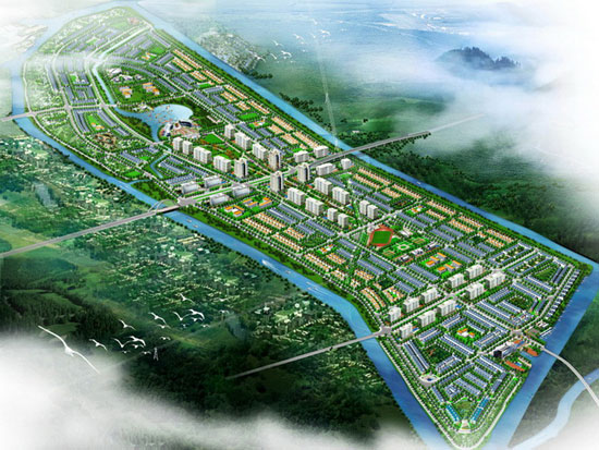 Hình ảnh phối cảnh Khu đô thị Vĩnh Hiệp tại Rạch Giá, Kiên Giang