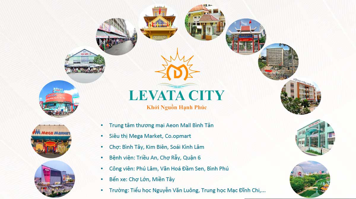 Kết nối tiện ích ngoại khu dự án Levata City