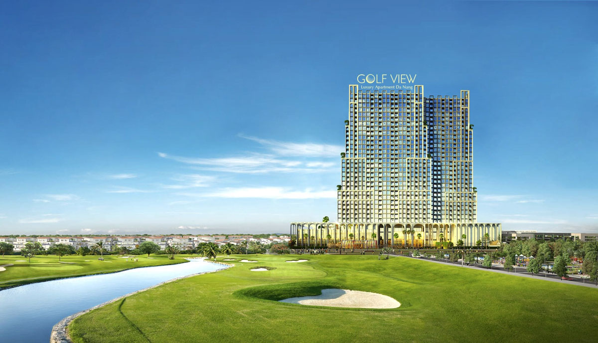 Hình ảnh phối cảnh dự án Golf View Luxury Apartment tại Đà Nẵng
