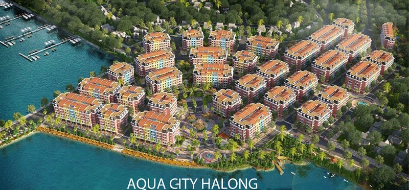 Hình ảnh phối cảnh dự án Aqua City Hạ Long