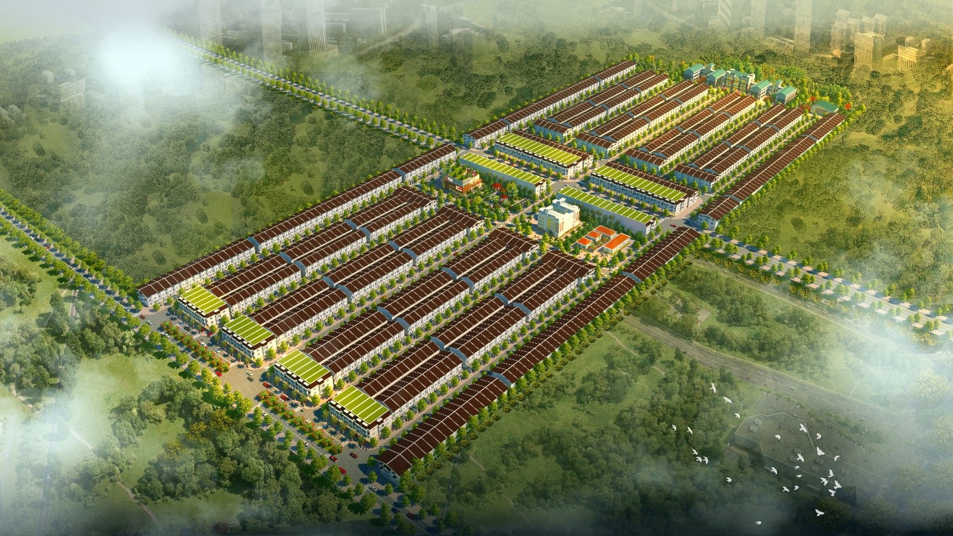 Hình ảnh phối cảnh dự án Nam An New City tại Bàu Bàng, tỉnh Bình Dương
