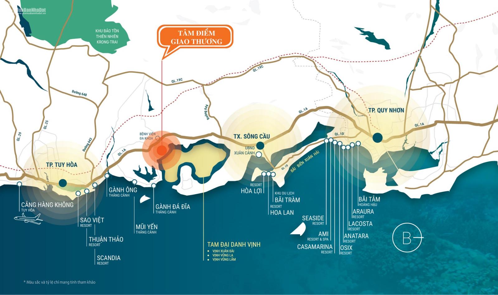 Vị trí dự án KDC Đồng Mặn trên bản đồ